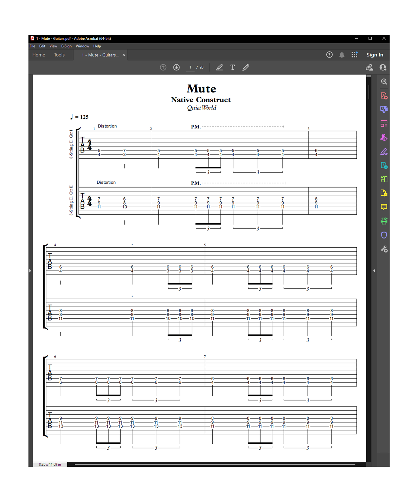 Guitar Tabs (Digital)